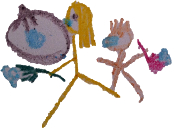 When I Caught On, I Asked Her To Make Sure He Could - Child Art Clipart (800x630), Png Download