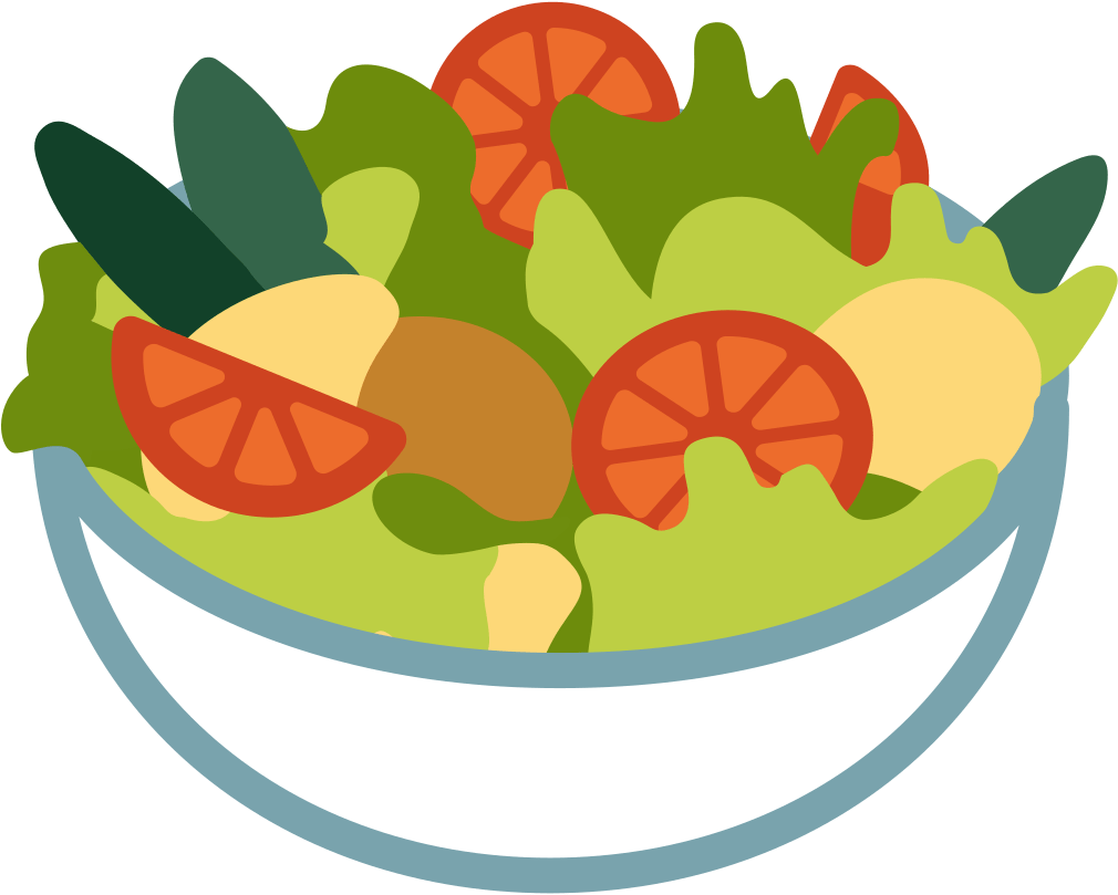 Salad Emoji Png Clipart (1024x1024), Png Download