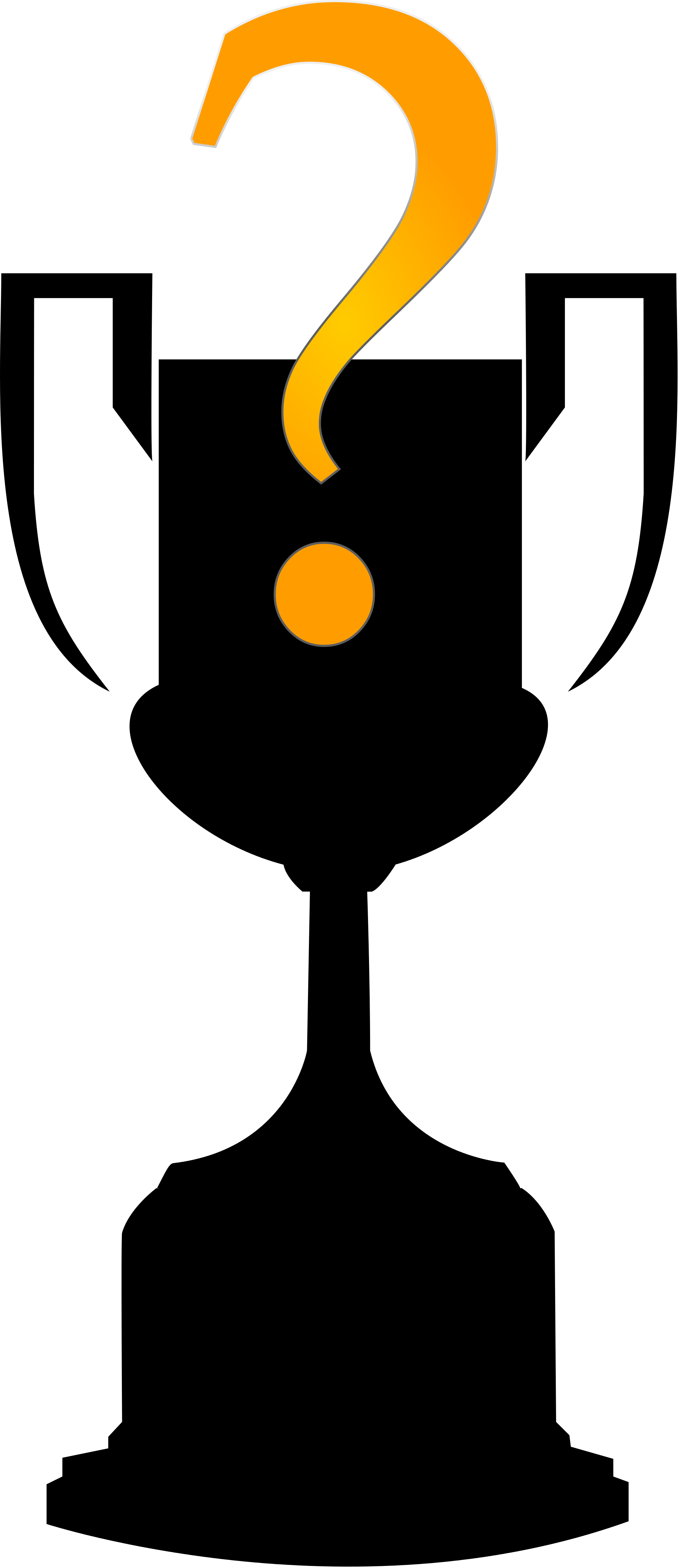 Football Trophy Cliparts 27, Buy Clip Art - Computer File - Png Download (2000x4615), Png Download