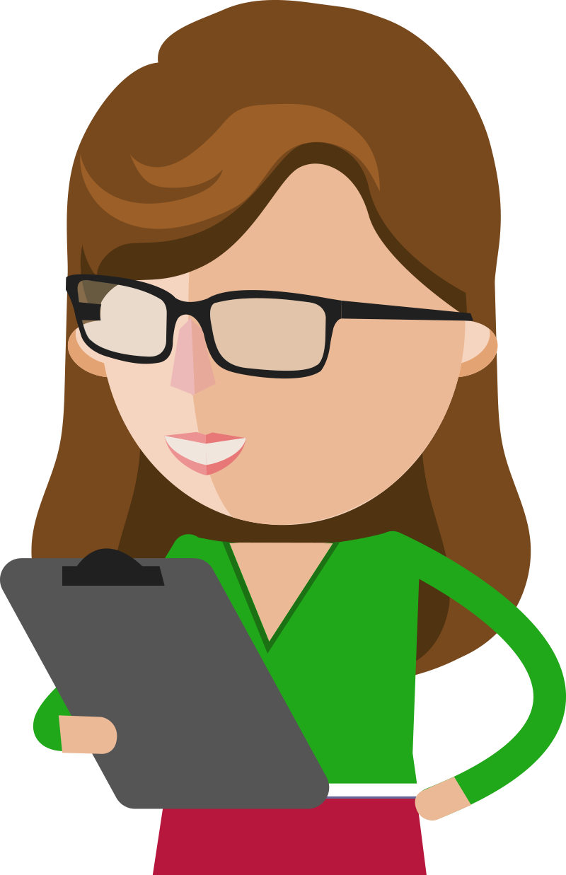 Response Evaluation - Cartoon Clipart (800x1237), Png Download