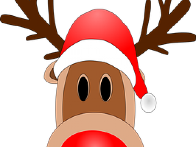 Mask Clipart Reindeer - Renne Du Pere Noel - Png Download (640x480), Png Download