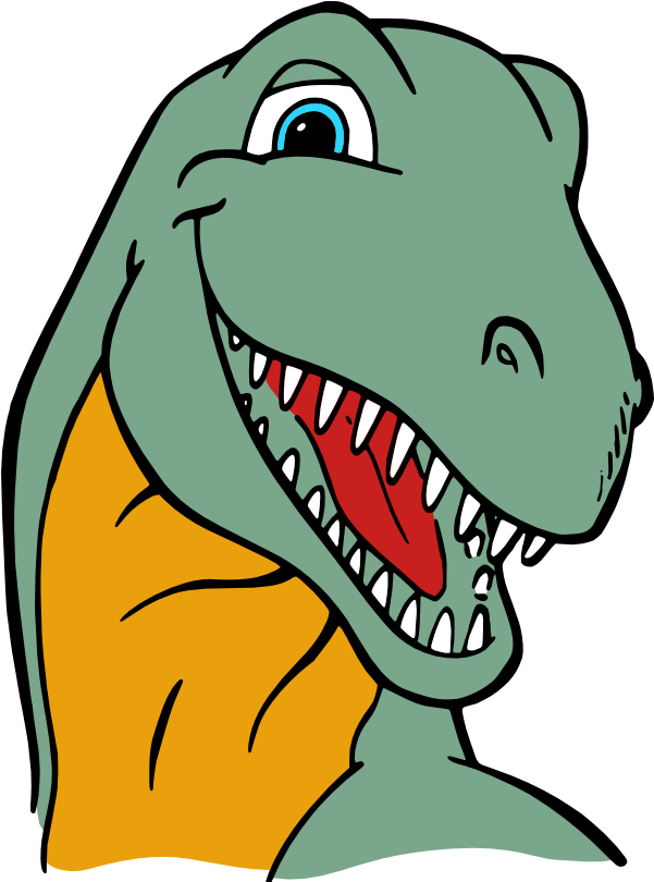 Dinodent - Coloring Book Clipart (800x809), Png Download