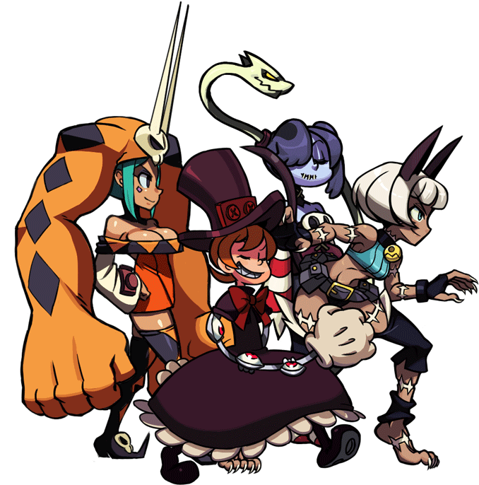 Image Royalty Free Download Butt Transparent Skullgirls - Skullgirls Characters Clipart (743x707), Png Download