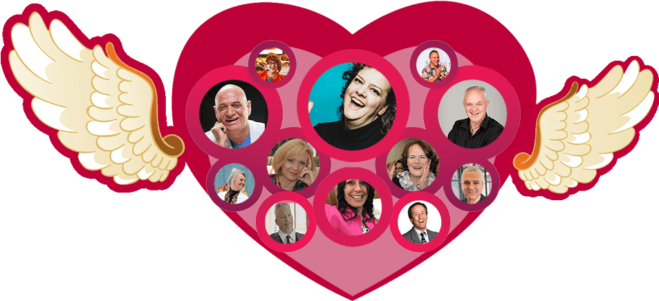 Online Laughter Summit - Heart Clipart (1000x473), Png Download