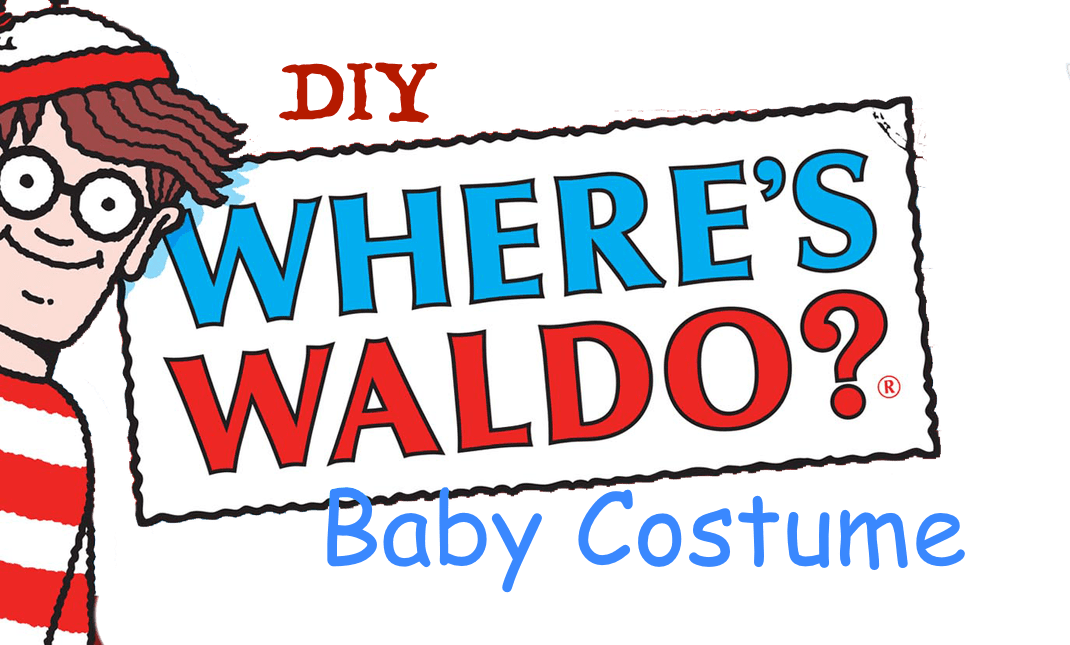 Diy Baby “where Is Waldo” Halloween Costume - Where's Waldo Clipart (1070x645), Png Download
