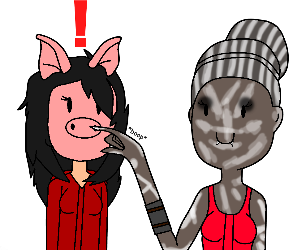 Fan Content[oc] Swamp Mama Does A Piggy Poke <3 - Cartoon Clipart (962x821), Png Download
