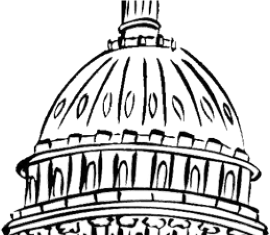 Dome Clipart Capital - Presidents Coloring Pages - Png Download (640x480), Png Download