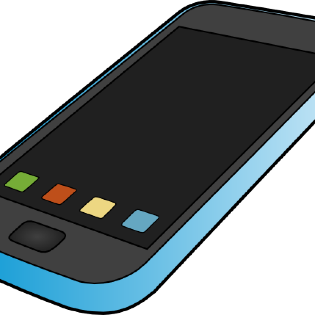 Smart Phone Clipart Smartphone Clip Art At Clker Vector - Clip Art - Png Download (1024x1024), Png Download