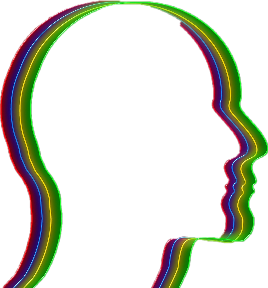 Neon Sticker - Mind Clipart (1024x1100), Png Download