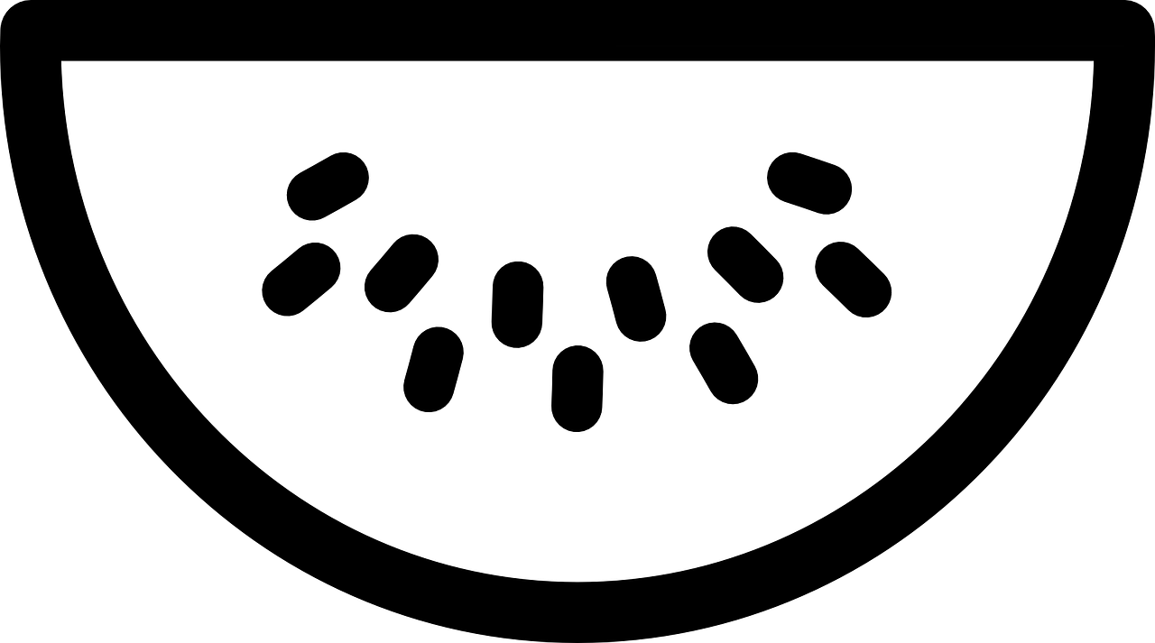 Watermelon Clipart Silhouette - Watermelon Clip Art - Png Download (960x535), Png Download