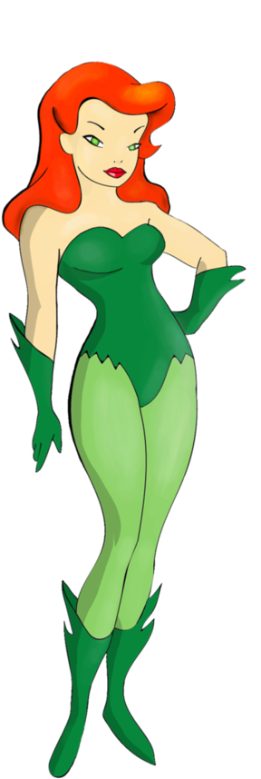 Animated Series - Poison Ivy Batman Evolution Clipart (777x1029), Png Download