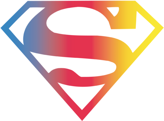 Pink Superman Logo Clipart (600x523), Png Download