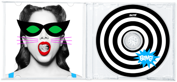 Bang Bang Anitta - Anitta / Bang Clipart (1000x510), Png Download