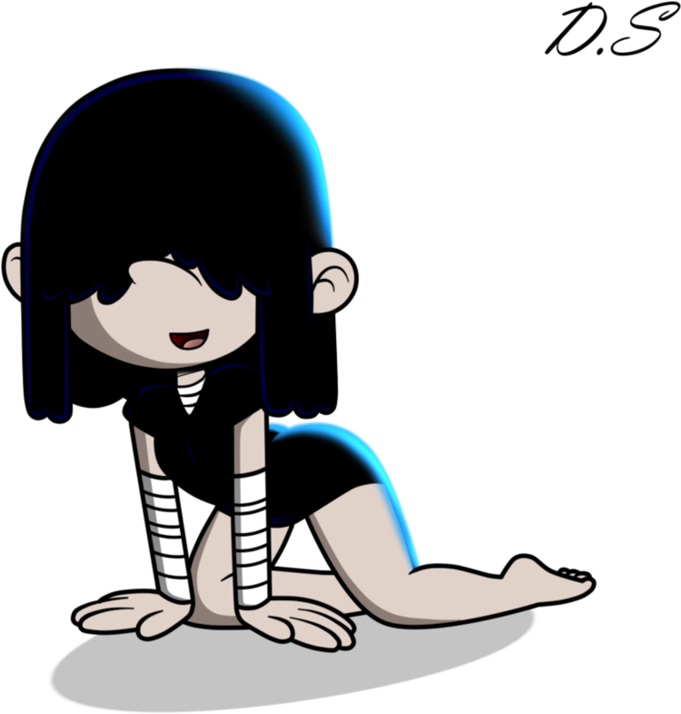 Loud House Lucy Fanart Clipart (750x786), Png Download