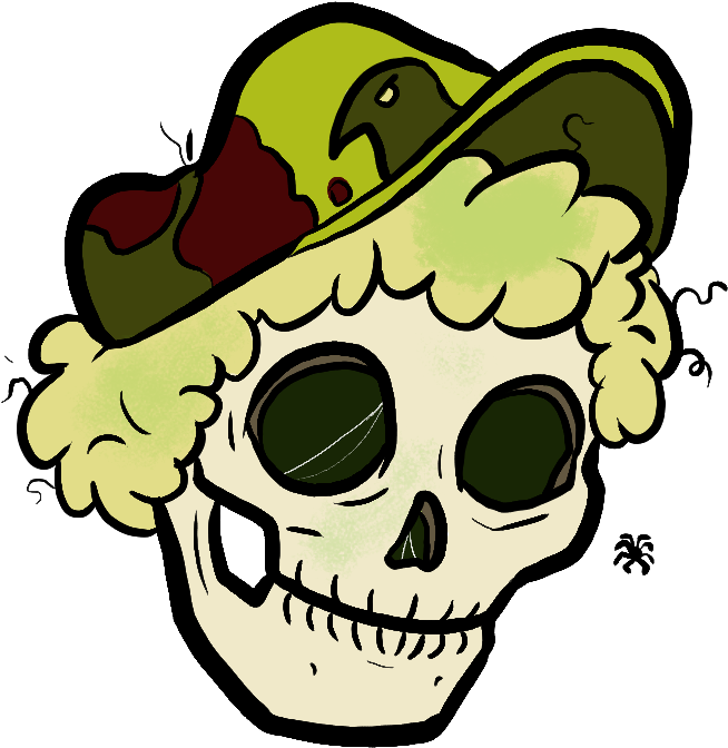 Be Brave And Join The Resistance - Skull Clipart (662x746), Png Download