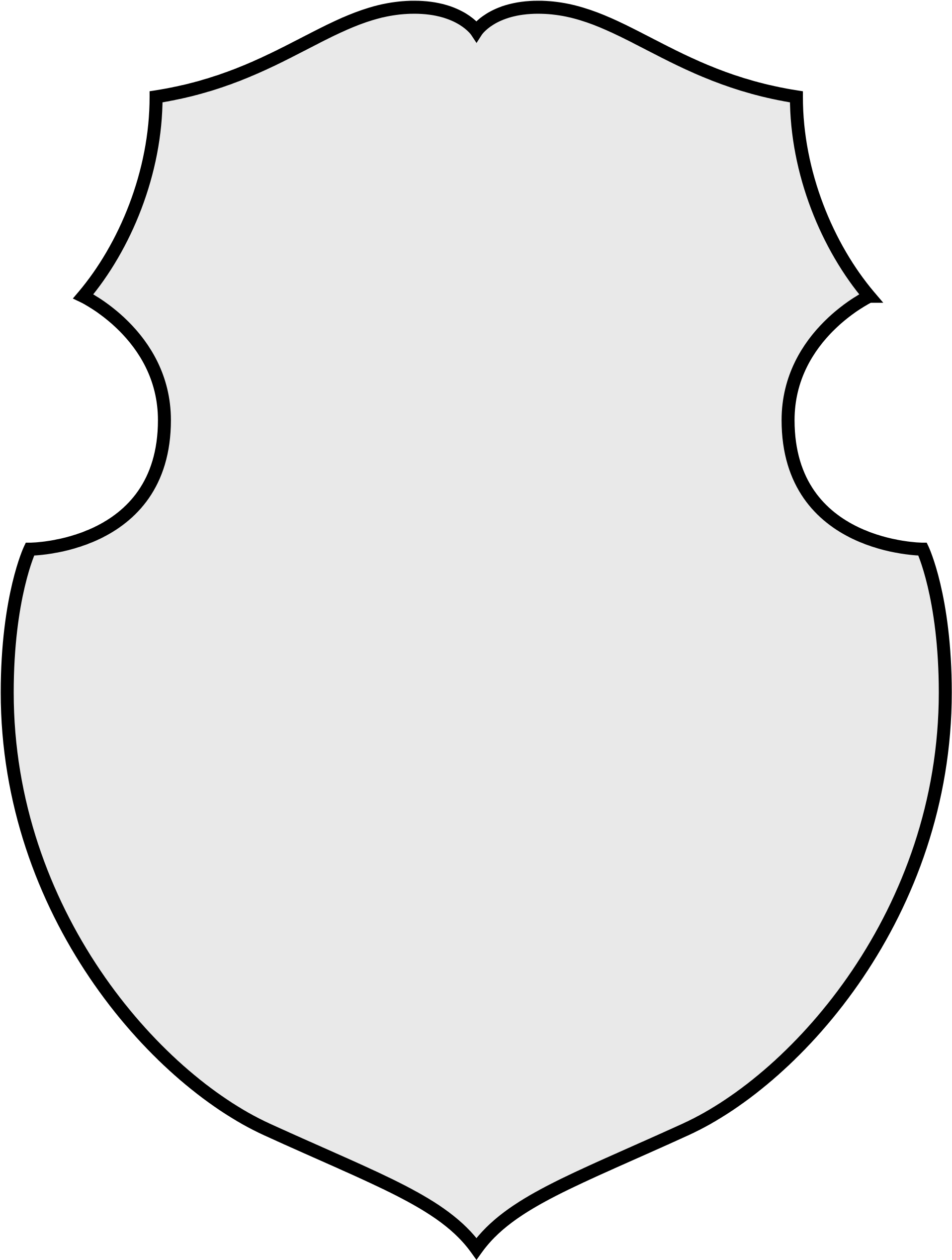 Shield Art 26, Buy Clip Art - Renaissance Shield - Png Download (2000x2609), Png Download