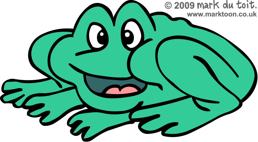 Crouching Frog Clipart - Frog Clip Art - Png Download (905x500), Png Download