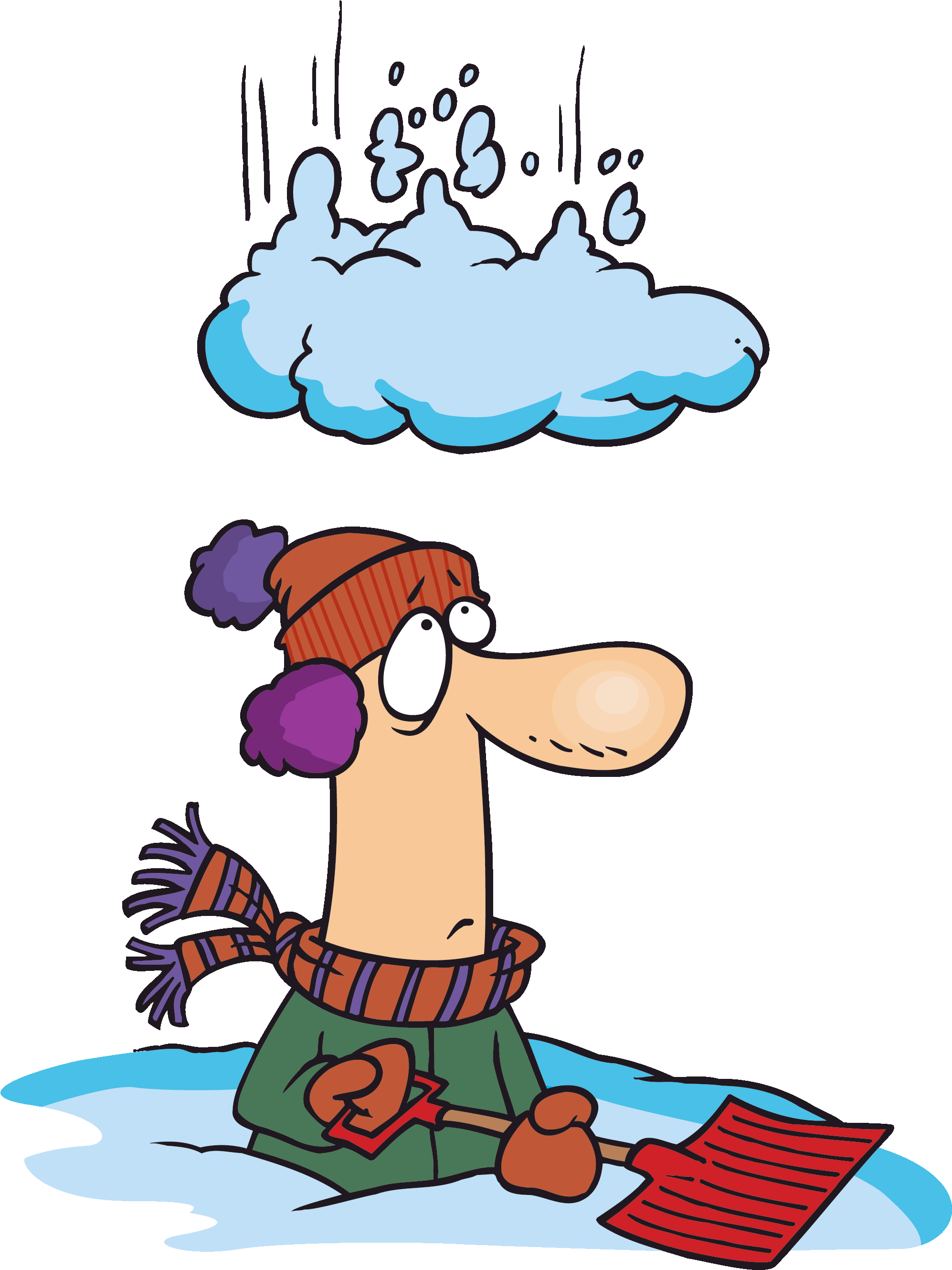 Soup Cook Off Clipart - Shoveling Snowing Clipart - Png Download (2000x2662), Png Download