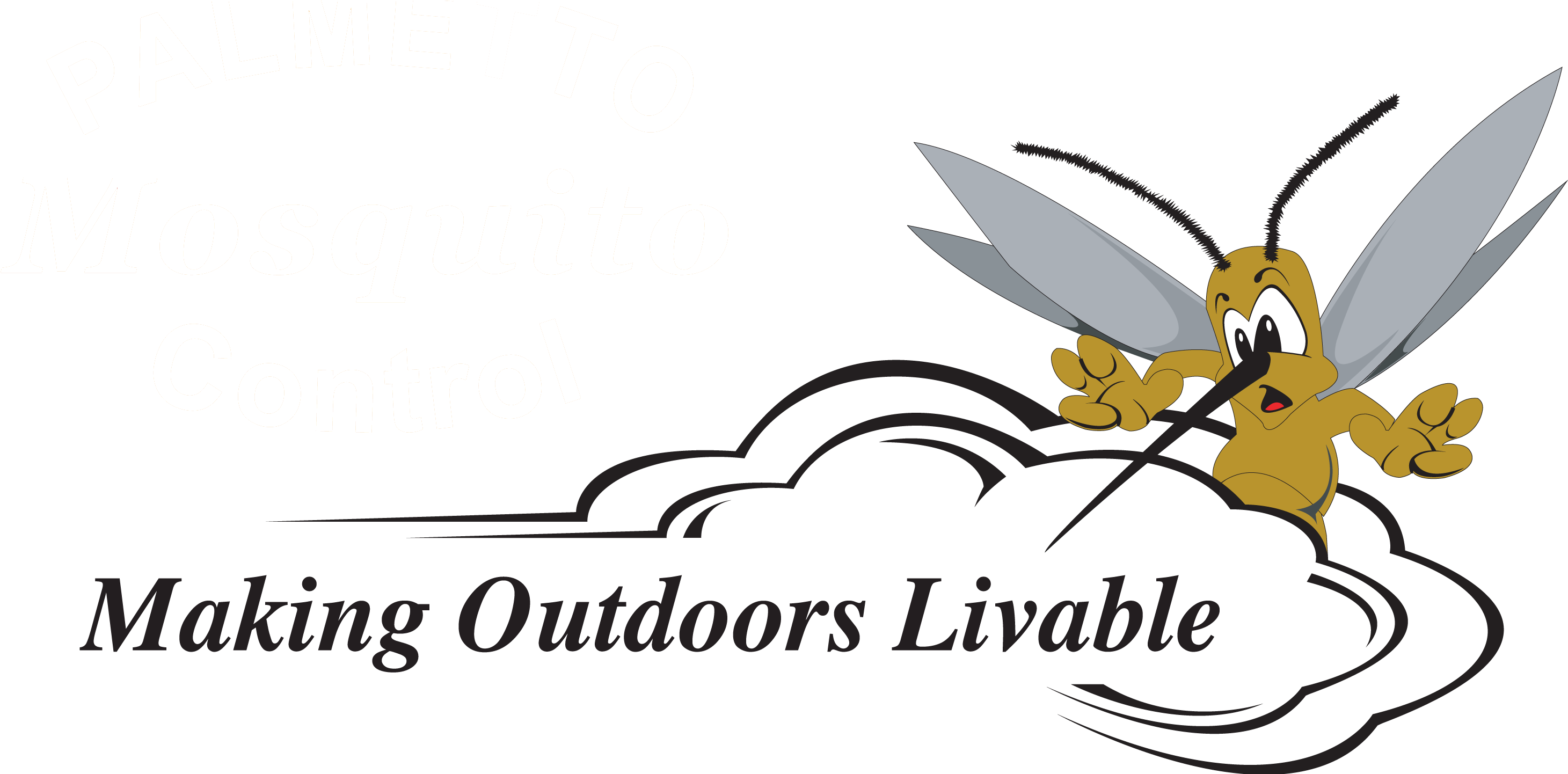 Palmetto Mosquito - Mosquito Clipart (3049x1525), Png Download