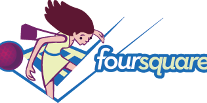 Old Foursquare Logo Clipart (800x400), Png Download