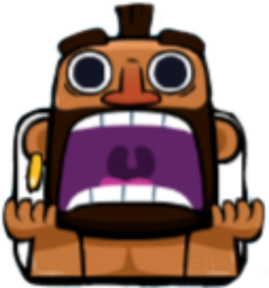 Royale Sticker Vector Clashroyale Clipart (1024x1024), Png Download