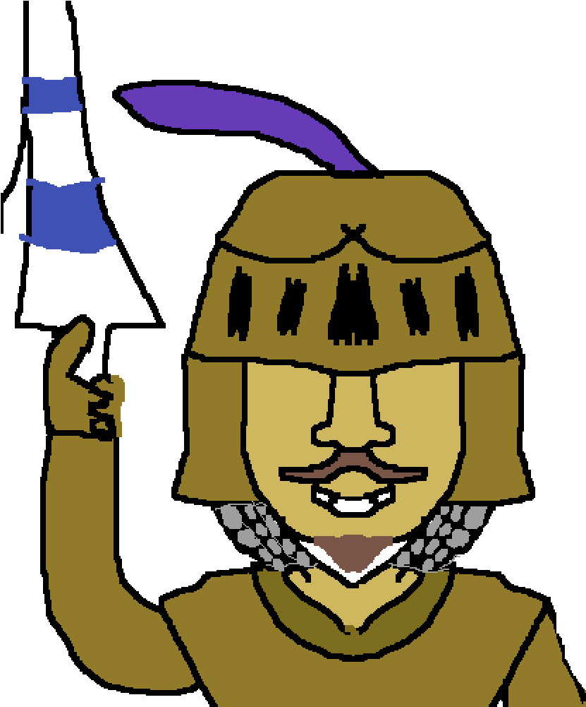 Clash Royale Prince - Cartoon Clipart (1000x1000), Png Download