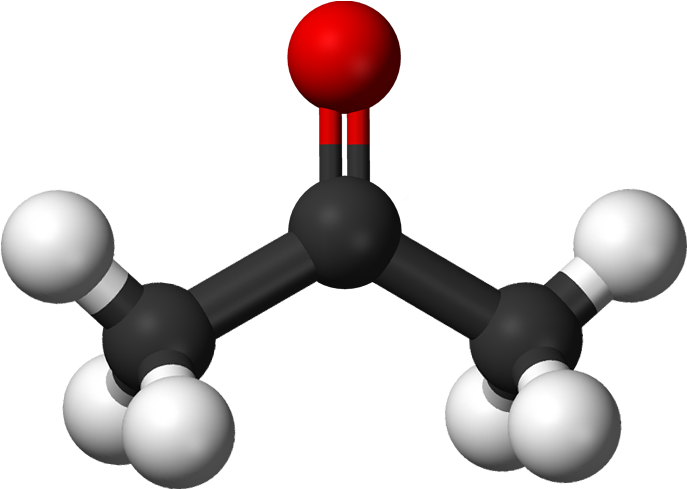 Chemistry Molecule - Acetone - Molecula De Acido Carboxilico Clipart (755x557), Png Download