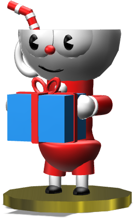 Xmas Cuphead - Christmas Day Clipart (749x562), Png Download