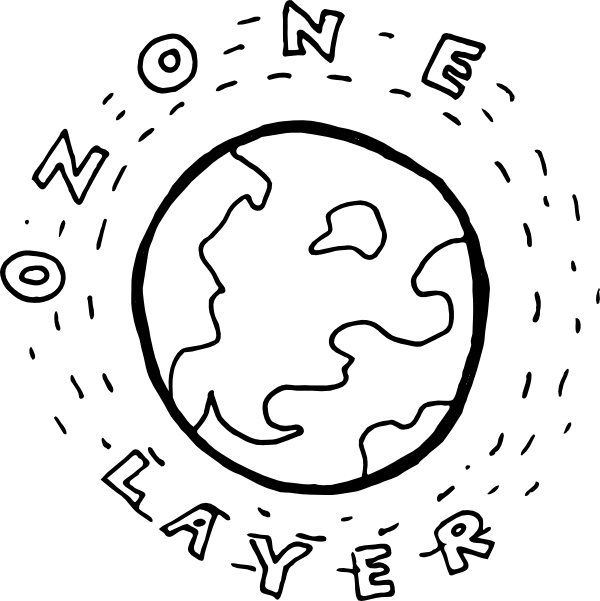 Ozone Layer Clipart 4 By Bethany - Ozone Layer Clip Art - Png Download (600x601), Png Download