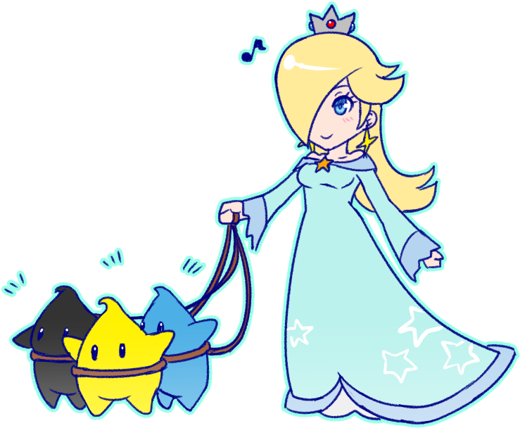 Figuring Out How To Draw Chibis Starting With Rosie~ - Chibi Rosalina Clipart (894x743), Png Download