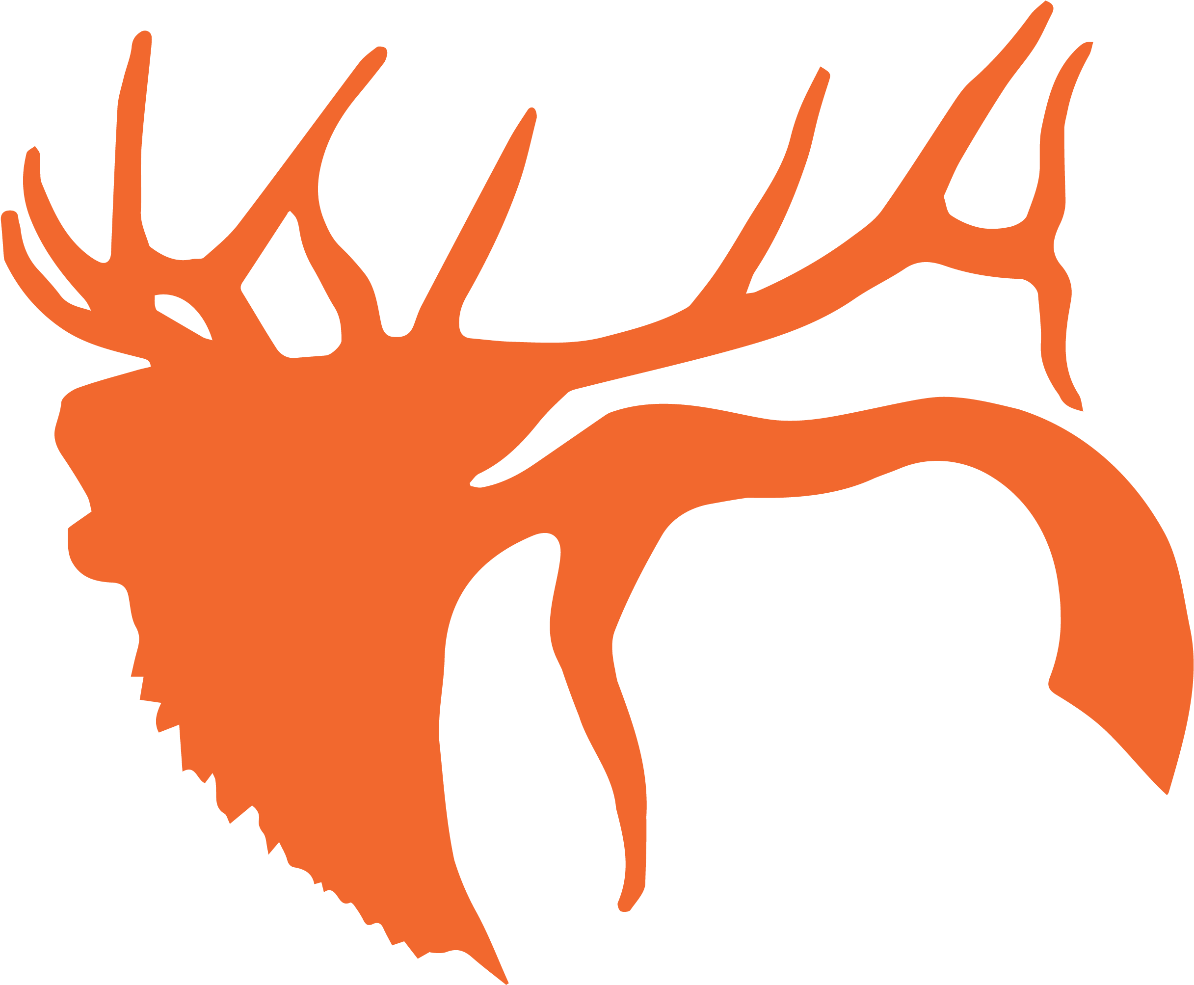 Elk - Clip Art - Png Download - Full Size Clipart (#1497834) - PinClipart