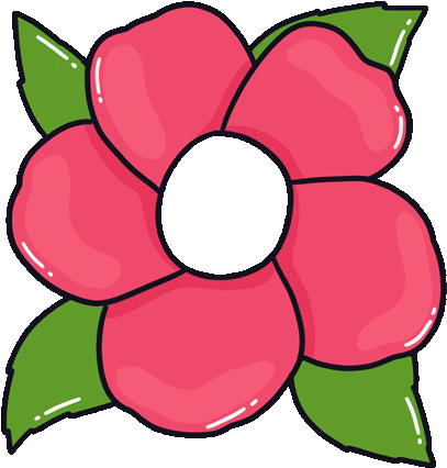 Face In Hole / Sticker Set - Camellia Clipart (700x700), Png Download