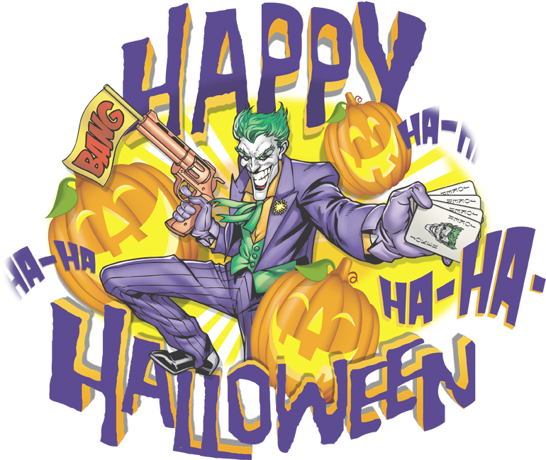 Batman Ha Ha Halloween Men's V Neck T Shirt - Youth: Batman - Ha-ha-halloween Clipart (786x698), Png Download