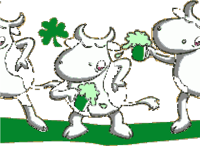 Patrick`s Day Clipart Animated - Cattle - Png Download (640x480), Png Download