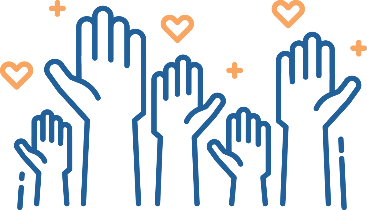 A Class, Donating To Our Educational Foundation Or - Illustration Volunteer Clipart (1200x687), Png Download