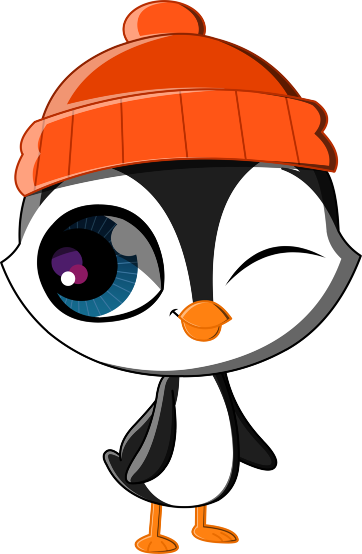 Parker Waddleton Vector By Ionteiichi - Adã©lie Penguin Clipart (723x1106), Png Download