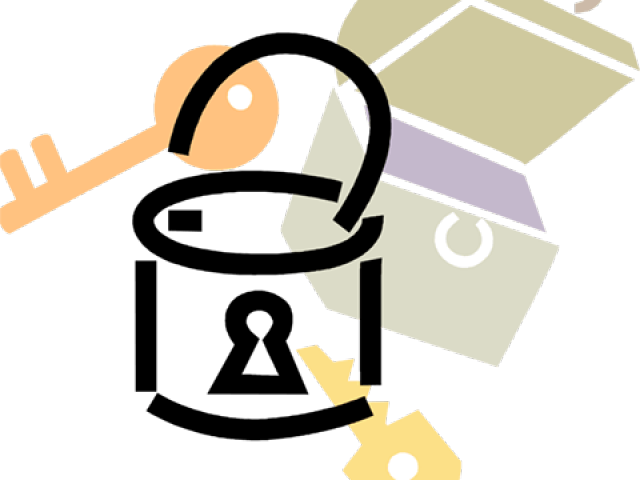 Lock Clipart Lockbox - Png Download (640x480), Png Download