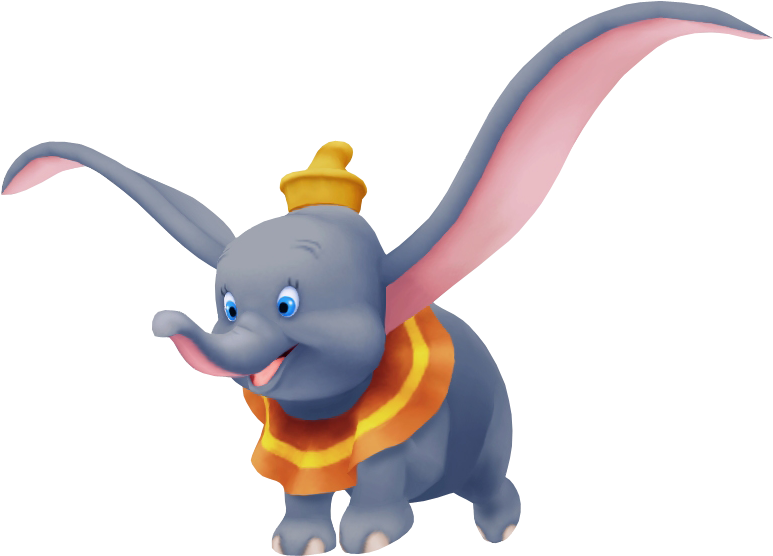 Image Dumbo Kh Png Clip Art Freeuse Stock - Disney Bambi Kingdom Hearts Transparent Png (773x557), Png Download