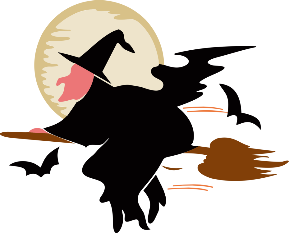 Afro Maze Clip Art - Halloween Witch - Png Download (800x645), Png Download