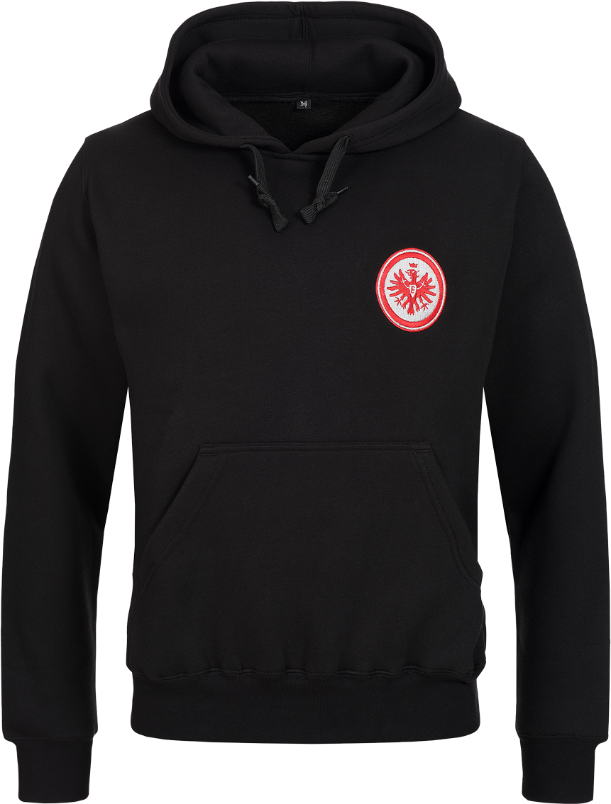 Kapu Core Schwarz - Long Sleeve Black Hoodie Clipart (1200x1200), Png Download