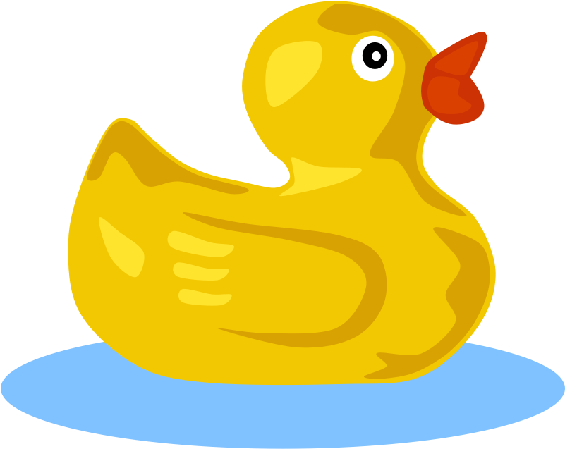Clipart - Rubber Duck - Duck Quack Clip Art - Png Download (800x800), Png Download