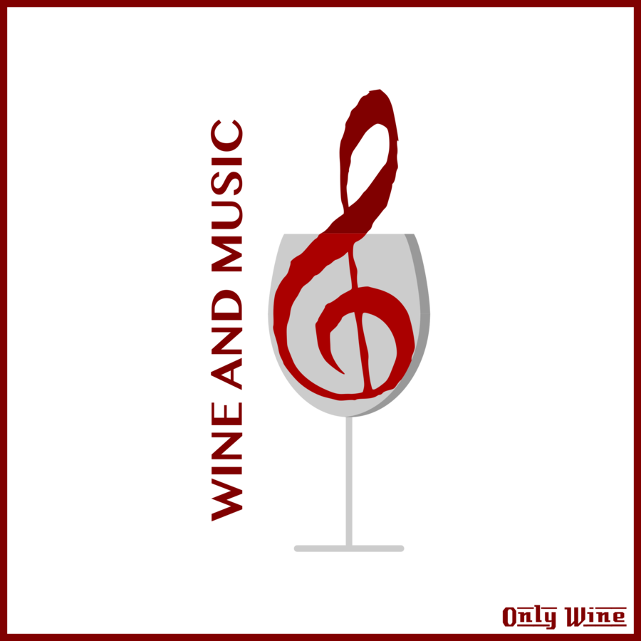 Wine Clipart Wine Glass Clip Art - Treble Clef - Png Download (900x900), Png Download