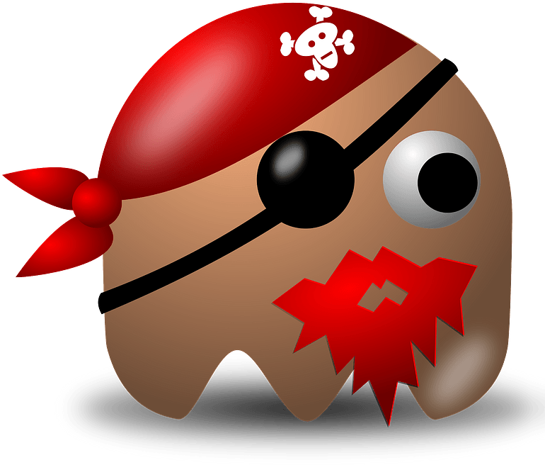 Red Beard Png Images - Funny Pacman Clipart (600x600), Png Download