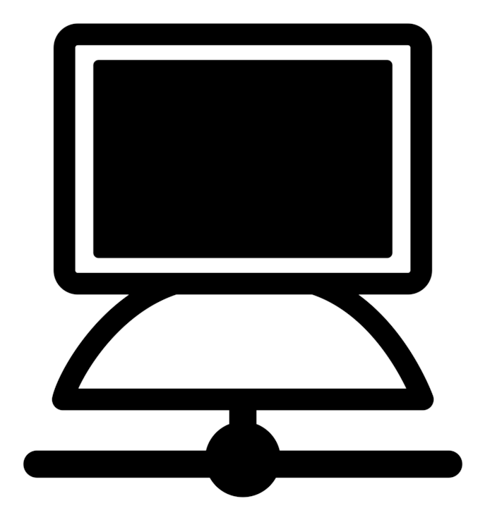 Computer Icons Computer Monitors Personal Computer - Clip Art Computer Terminal - Png Download (750x750), Png Download