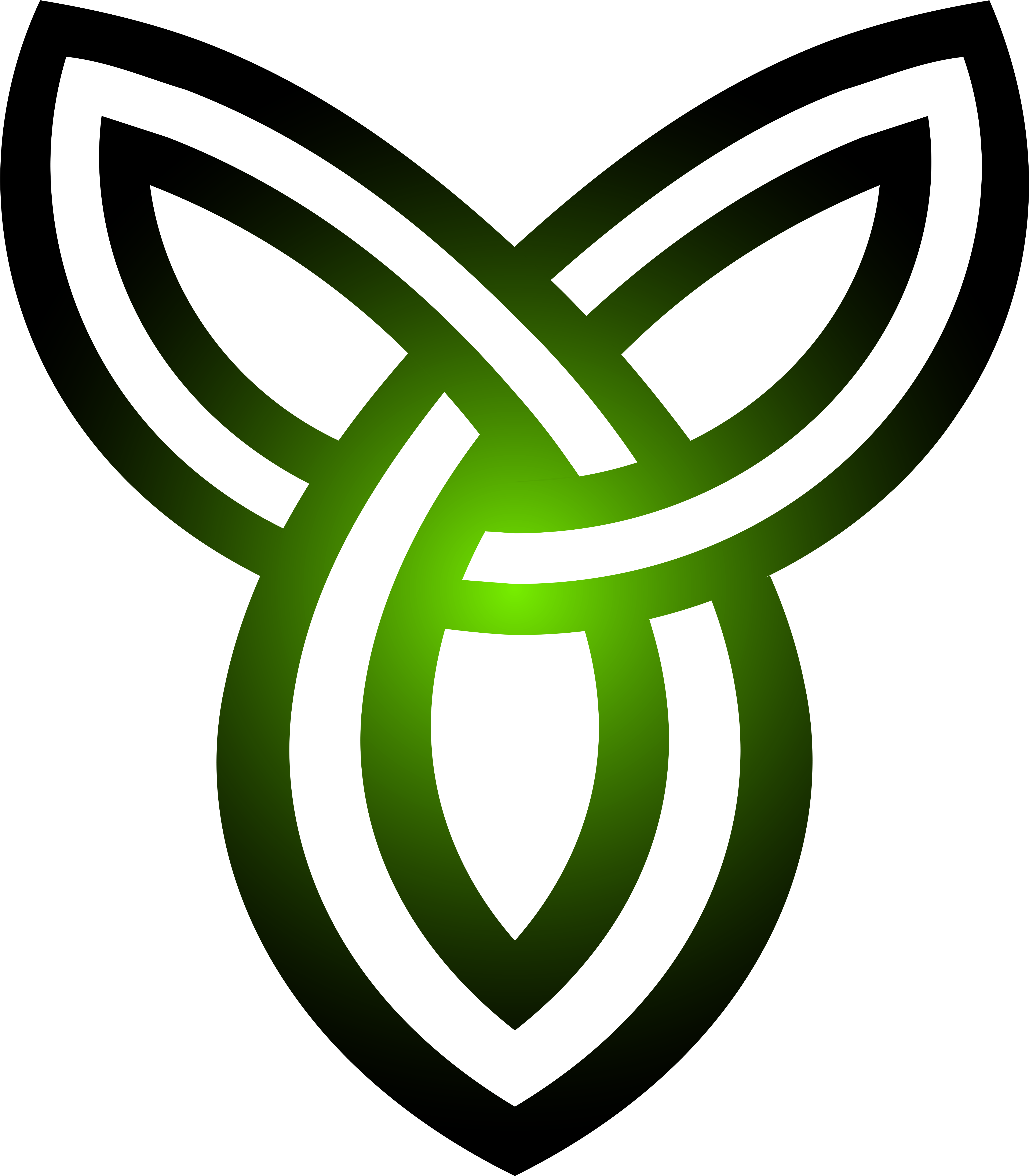 Celtic Symbol Green Png Clipart (5000x5717), Png Download