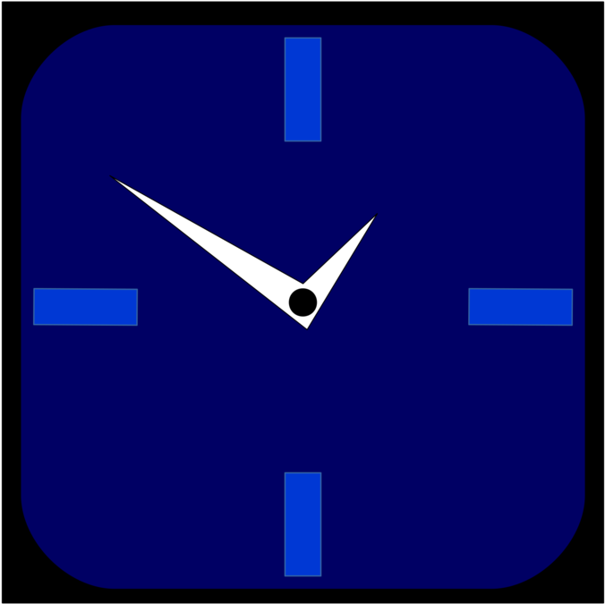 Brand Line Angle Clock - Clock Clipart (1061x750), Png Download