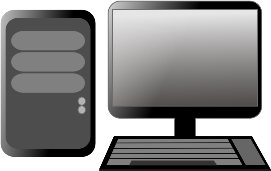 Computer Monitors Graphics Cards & Video Adapters Desktop - Desktop Pc Clipart - Png Download (1061x750), Png Download
