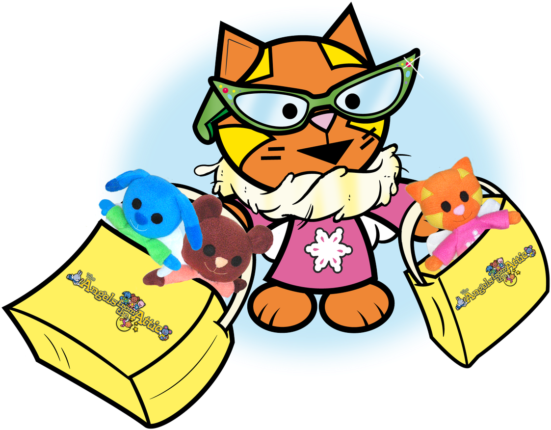 Fun And Creative Soft Toys, Coloring Books, Signed - Magickal Attic Clipart (1200x951), Png Download