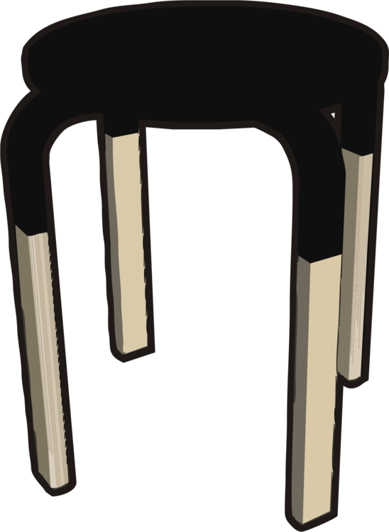 Table Bar Stool Chair Red - Hocker Clipart Kostenlos - Png Download (548x750), Png Download