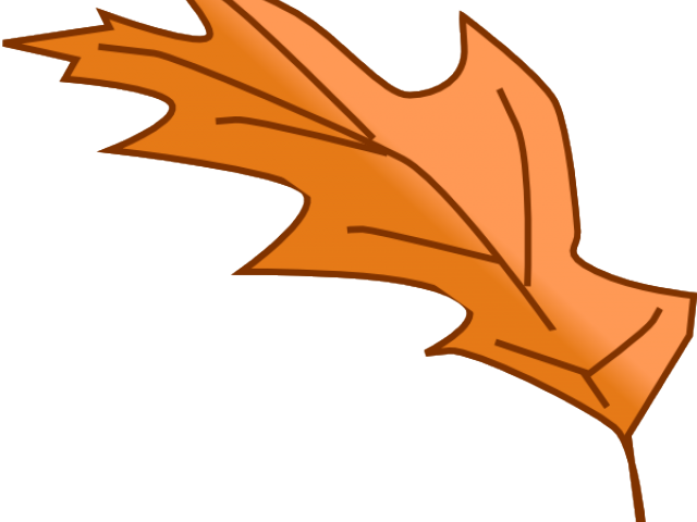 Maple Leaf Clipart Big Leaf - Kreslené Listy Podzim - Png Download (640x480), Png Download